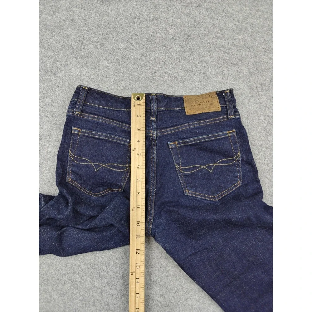 Polo Ralph Lauren Jeans Kids Size 14-16 Blue Hampton Straight Denim Zip Fly